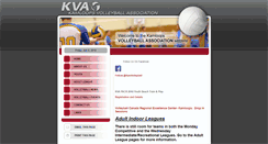 Desktop Screenshot of kamvolleyball.ca